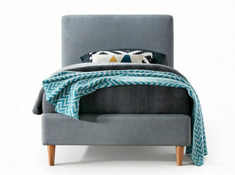 Кровать SIGNAL ACOMA tap. 23 серый/дуб, 90/200