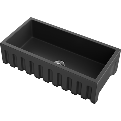 Кухонная мойка из керамики Omoikiri Mikura 91-BL Natceramic/черный