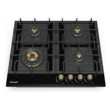 Поверхность газовая WEISSGAUFF HGG 641 BV Volcano Burner Nano Glass