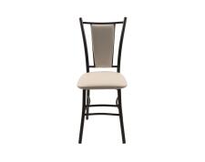 Стул ВВР Марсель Ваниль/черный, экокожа