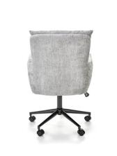 Кресло компьютерное HALMAR FLORES светло-серый/черный