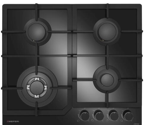 Варочная панель газовая MEFERI MGH604BK GLASS COMFORT