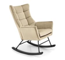 Кресло-качалка HALMAR BAZALTO бежевый Кресло-качалка HALMAR BAZALTO бежевый