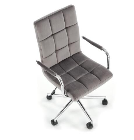 Кресло компьютерное HALMAR GONZO 4 серый/хром