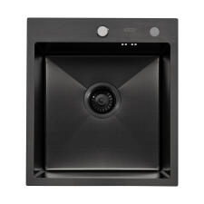 Мойка ARFEKA ECO AR 450*500 BLACK PVD NANO DECOR Мойка ARFEKA ECO AR 450*500 BLACK PVD NANO DECOR