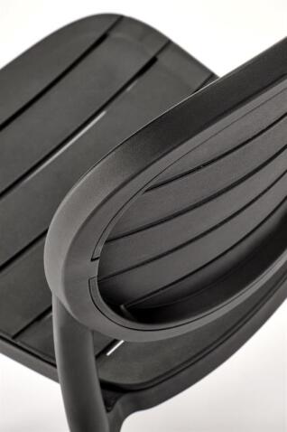 Стул HALMAR K529 черный/черный