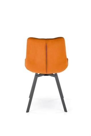 Стул HALMAR K519 корица/черный, поворотный