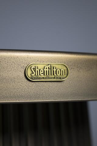 Стол журнальный Sheffilton SHT-CT94 патина золотая