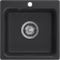 Кухонная мойка GRANFEST SMART SM-430 черный + сифон