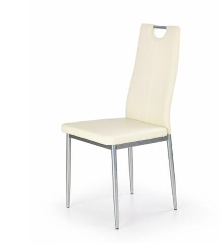 Стул HALMAR K202 кремовый/хром