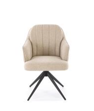 Стул HALMAR K570 бежевый/черный, поворотный