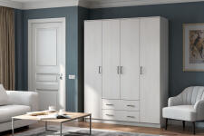 Шкаф NN Мебель ШК 1 (серия 2) Ясень Анкор светлый