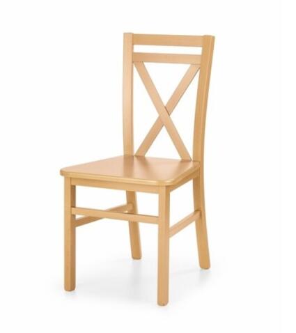 Стул HALMAR DARIUSZ 2 дуб медовый/дуб медовый