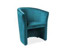 Кресло SIGNAL TM-1 Velvet Bluvel 85 бирюзовый/венге