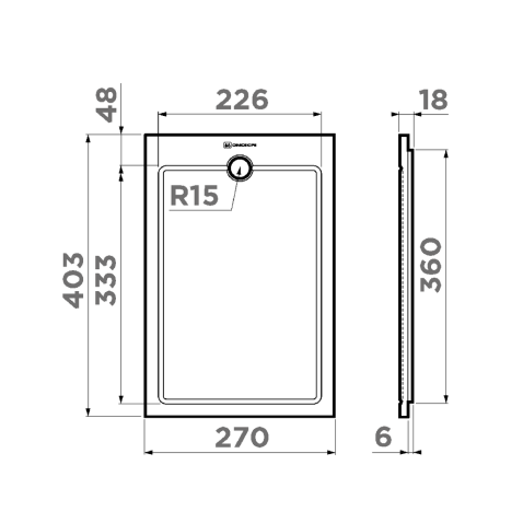 Разделочная доска Omoikiri CB-03-WOOD-S