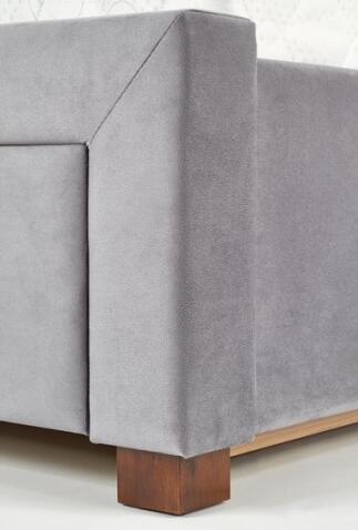 Кровать HALMAR SABRINA серый/орех, 160/200