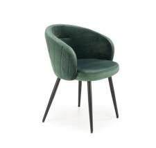 Стул HALMAR K430 темно-зеленый/черный