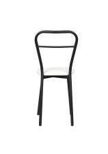 Стул ВВР Браун белый крокодил/черный, экокожа