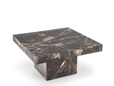Стол журнальный HALMAR MONOLIT черный мрамор