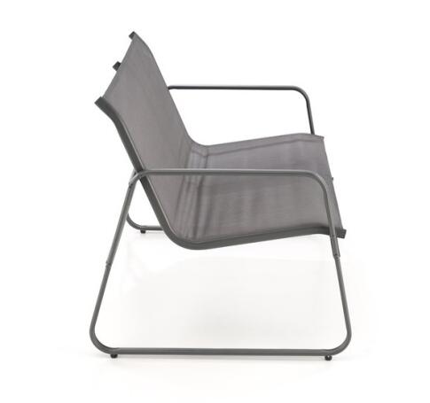 Комплект HALMAR CONOR (софа + 2 кресла + стол журнальный) темно-серый/светло-серый