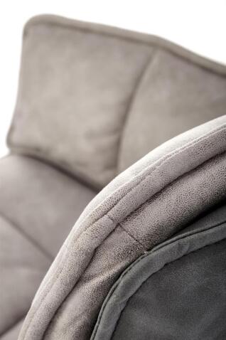 Стул HALMAR K523 серый/черный