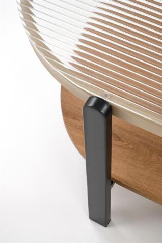 Стол журнальный HALMAR KAMALA натуральный/черный