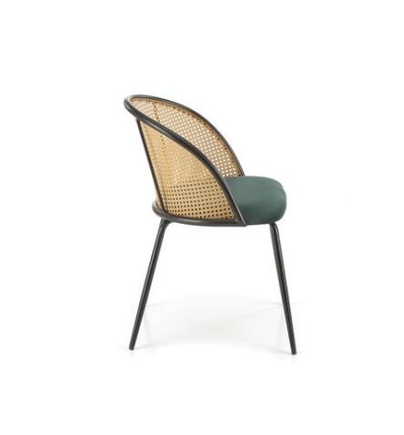 Стул HALMAR K508 темно-зеленый/черный