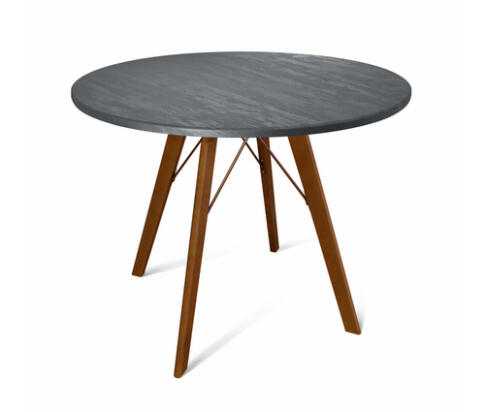 Стол Sheffilton SHT-TU9/TT 90 МДФ артикул SHT-T147 темный орех/каменный уголь