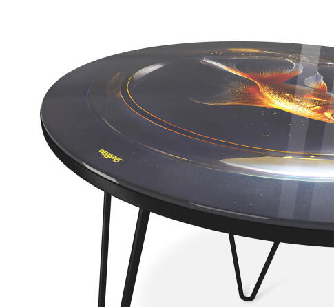 Стол журнальный Sheffilton SHT-CT27 лунная ночь/черный муар