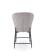 Стул барный HALMAR H126 серый/черный