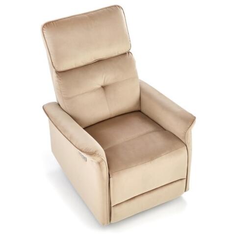 Кресло HALMAR SEMIR раскладное, бежевый