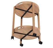 Стол сервировочный Sheffilton SHT-CT63 прозрачный лак