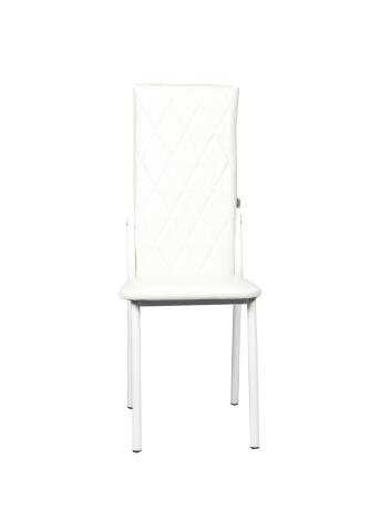 Стул ВВР Румба белый/белый, экокожа