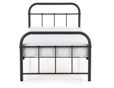 Кровать HALMAR LINDA черный, 90/200