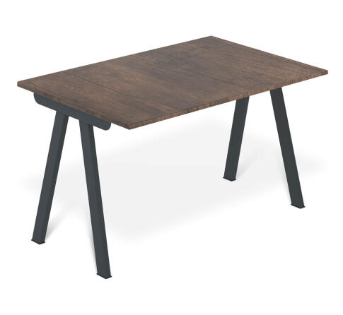 Стол Sheffilton SHT-TU92/TT 120/80 МДФ антрацит/палисандр