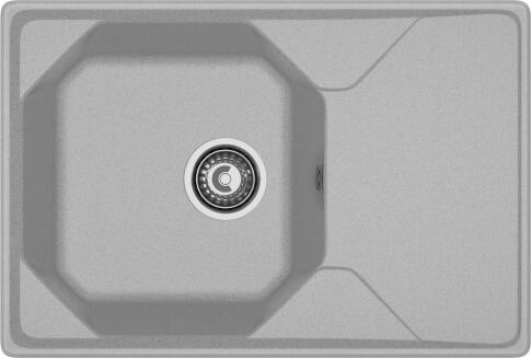 Кухонная мойка GRANFEST UNIQUE U-740L серый