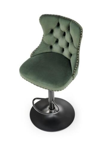 Стул барный HALMAR H117 темно-зеленый