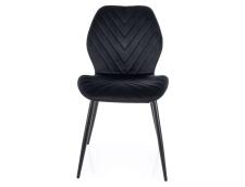 Стул SIGNAL MIKE Velvet Bluvel 19 черный/черный