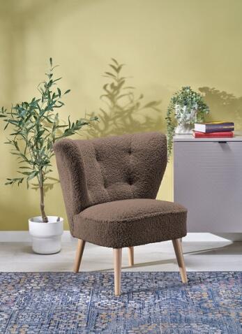 Кресло HALMAR MOCCA темно-коричневый