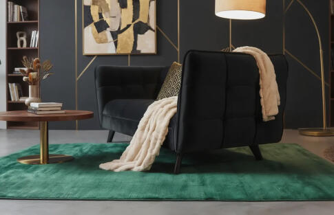 Диван SIGNAL CASTELLO 2 Velvet Bluvel 19 черный/венге