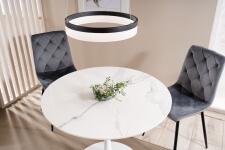 Стул SIGNAL JERRY Velvet Bluvel 14 серый/черный