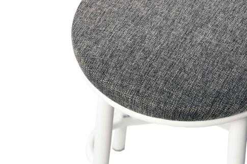 Табурет ВВР Сфера Серый/белый, рогожка