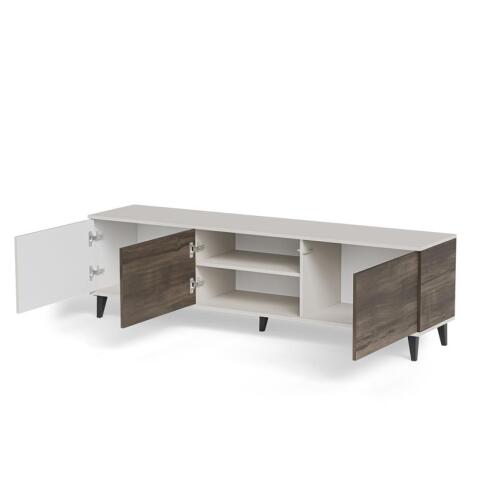 Тумба под теле/видео аппаратуру HALMAR RANDOM 2 RTV-2 180 кашемир/орех/черный