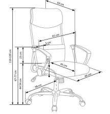 Кресло компьютерное HALMAR VIRE зеленый/хром
