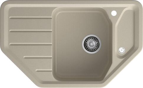 Кухонная мойка GRANFEST CORNER C-800E топаз