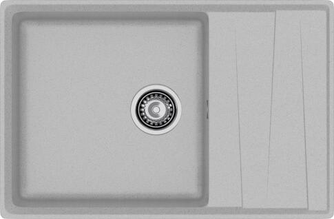 Кухонная мойка GRANFEST LEVEL LV-760L серый