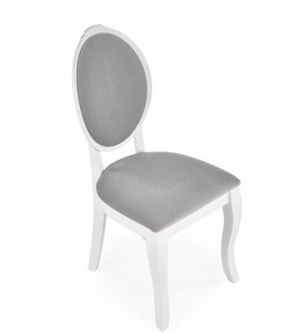 Стул HALMAR VELO белый/серый