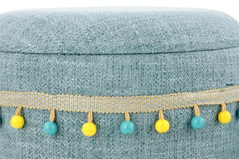 Комплект HALMAR GRADO (2 пуфа) светло-синий