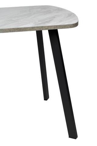 Стол ВВР Пластиковый Лавант/бетон светлый/черный профиль 110/70