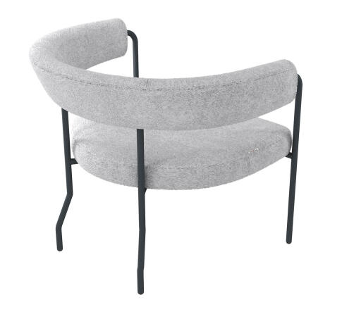 Кресло Sheffilton SHT-AMS120 светло-серый/антрацит